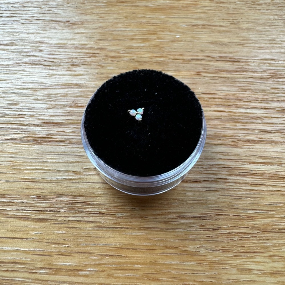 Junipurr Opal Trinity - Beautiful! Brand new! 14k gold! - Picture 2 of 3